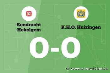 Doelpuntloos gelijkspel tussen Hekelgem en Huizingen