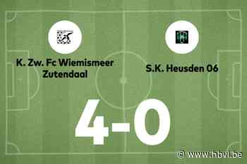 Wiemismeer wint thuis van Heusden 06