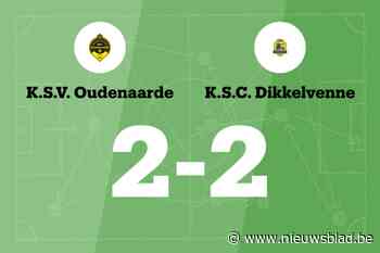 KSV Oudenaarde sleept gelijkspel uit de brand in de thuiswedstrijd tegen KSC Dikkelvenne