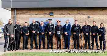New dog training centre opens at Hertfordshire Constabulary headquarters