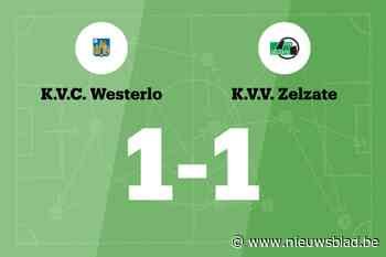 Westerlo B deelt thuis de punten met KVV Zelzate