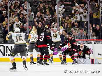 CLOSING TIME: After late collapse in Vegas, Ottawa Senators look for finishing touch versus Avalanche