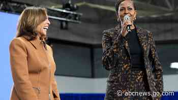 2024 election updates: Michelle Obama, Harris pump up Michigan crowd