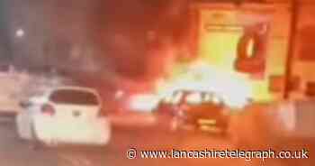 Car goes up in flames in Nelson