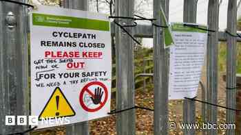 Frustration over lack of cycle path repair date