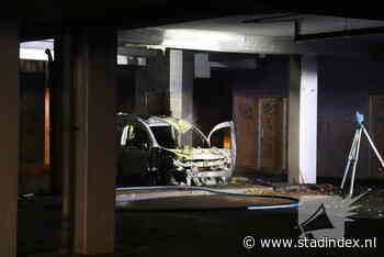 Woningen ontruimd vanwege autobrand in parkeergarage