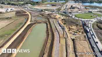 Watch: Aerial video shows scale of major roadworks