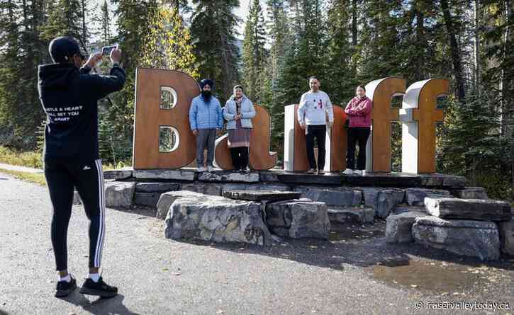 ‘On my bucket list’: Iconic Banff sign, a must-see for visitors, moving to safer spot