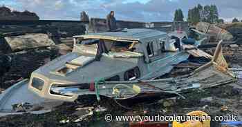 London couple left homeless after violent storm destroys houseboat