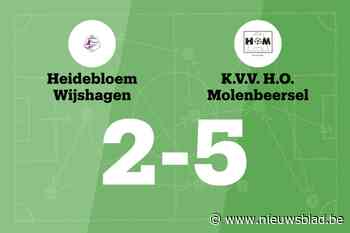 Molenbeersel wint wedstrijd tegen Wijshagen