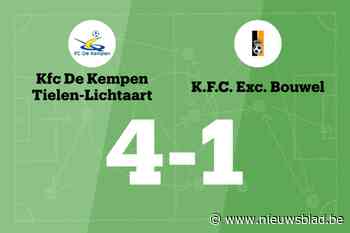 FC De Kempen B maakt einde aan slechte reeks door zege tegen K.F.C. Exc. Bouwel
