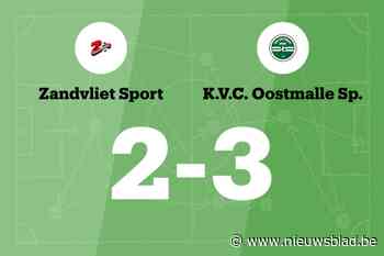 Sam scoort twee keer voor Oostmalle in wedstrijd tegen Zandvliet