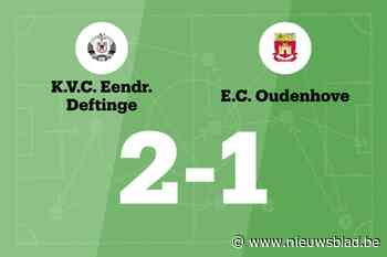 VC Eendracht Deftinge in tweede helft voorbij EC Oudenhove