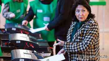 Aufruf zu Protesten: Präsidentin: Georgische Wahl wurde Opfer russischer "Sonderoperation"