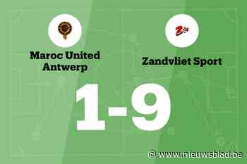 Zandvliet B maakt veel doelpunten uit tegen Maroc United Antwerp B