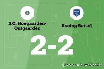 Butsel dieper in de problemen na gelijkspel tegen Out-Hoegaarden B
