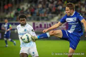 ONZE PUNTEN. Bonsu Baah zorgt voor gevaar en levert afgemeten voorzet voor de 0-1