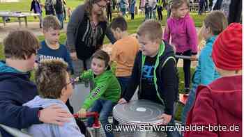 Eröffnung in Vollmaringen: Auf diesem Spielplatz spielen Kinder mit und ohne Behinderung