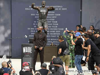 Dwyane Wade statue unveiled in Miami as fans contend it looks nothing like him