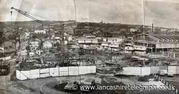 Scale of Burnley’s new market and shops development in Sixties can be seen