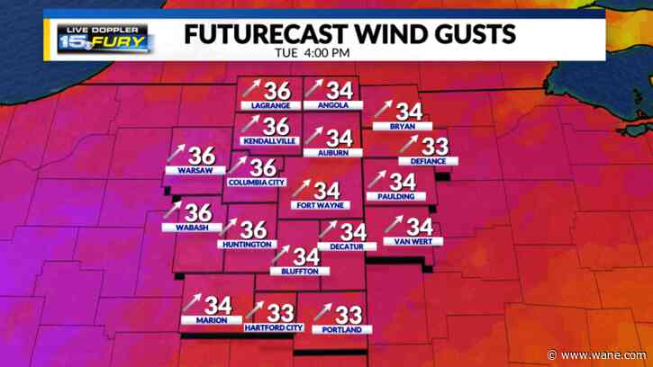 Record warmth and windy conditions on the way
