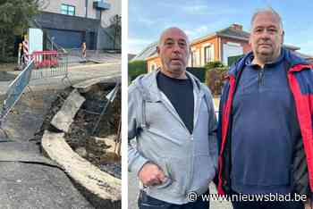 Amper vijf dagen na groot zinkgat, ontstaat er nieuw gat in dezelfde straat: “Binnenkort wonen we op een eiland”