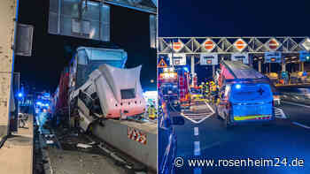 Schlimmer Unfall auf Brenner-Autobahn: Lkw rast frontal gegen Mautstation