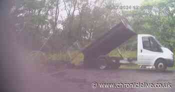 CCTV catches County Durham man fly-tipping three times in 89 minutes