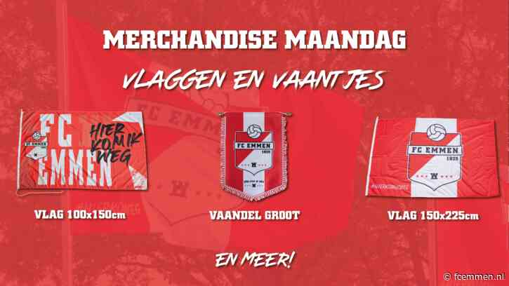Merchandise Maandag: Met vlag en wimpel!