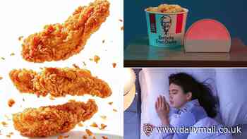 Forget white noise - now you can fall asleep to the sound of FRIED CHICKEN! Sleep app launches 'Kentucky Fried Chicken Rain' track - so, would you try it?