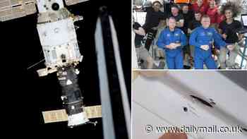 Astronauts on the ISS are braced for an urgent evacuation - as NASA uncovers 50 'areas of concern' including leaks and cracks on the 25-year-old space station