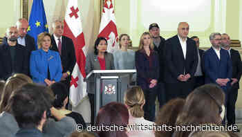 Aufruf zu Protest nach Parlamentswahl in Georgien