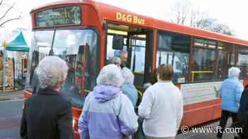 Bus fare cap in England rises to £3