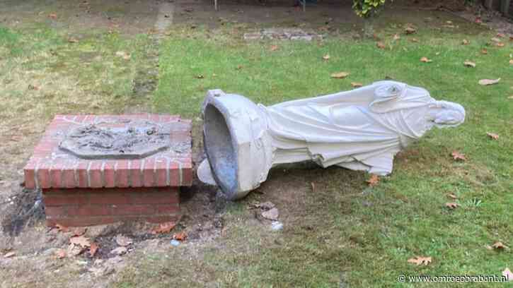 Graf en Jezusbeeld op kerkhof vernield, beeld was nét gerestaureerd