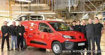 Peugeot at Ellesmere Port delivers 1,000 electric vans for Royal Mail