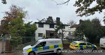 Pictures from scene show forensics at Bromley homes destroyed in fires