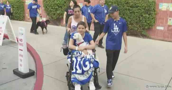 Mother and daughter battling cancer cheer on Dodgers from hospital