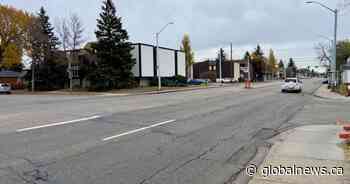 Driver charged in death of teen hit by SUV while walking across Edmonton’s 107th Avenue