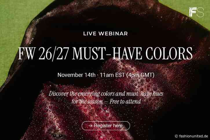 FS Live Webinar: FW 26/27 Must-Have Colors