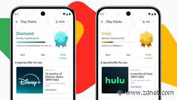 Android users can cash in Google Play Points for a free Disney+ or Hulu subscription