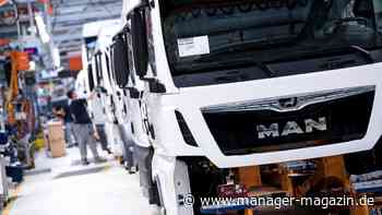 MAN: Umsatz von Lkw-Bauer bricht um 15 Prozent ein
