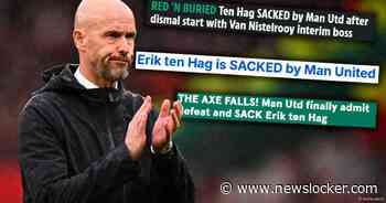 Engelse media eensgezind na ‘onvermijdelijk’ ontslag Erik ten Hag: ‘De excuses waren op’