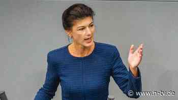 Kompromisse bei Friedensformel: Wagenknecht beurteilt Einigung in Thüringen als "Fehler"