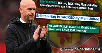 Engelse media na ‘onvermijdelijk’ ontslag Erik ten Hag: ‘Eindelijk haalde Manchester United de trekker over’