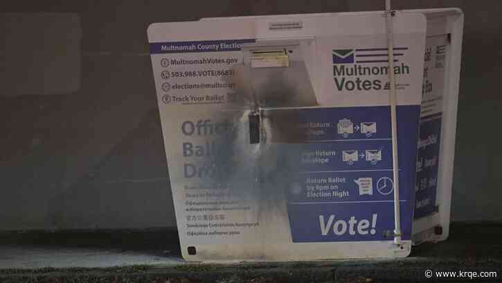 Ballot drop boxes set on fire in Oregon and Washington: police