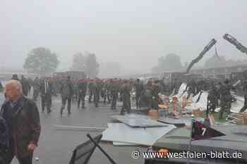 Zelt-Unglück Kaserne Höxter: Höhere Gewalt oder strafrechtlich relevant?