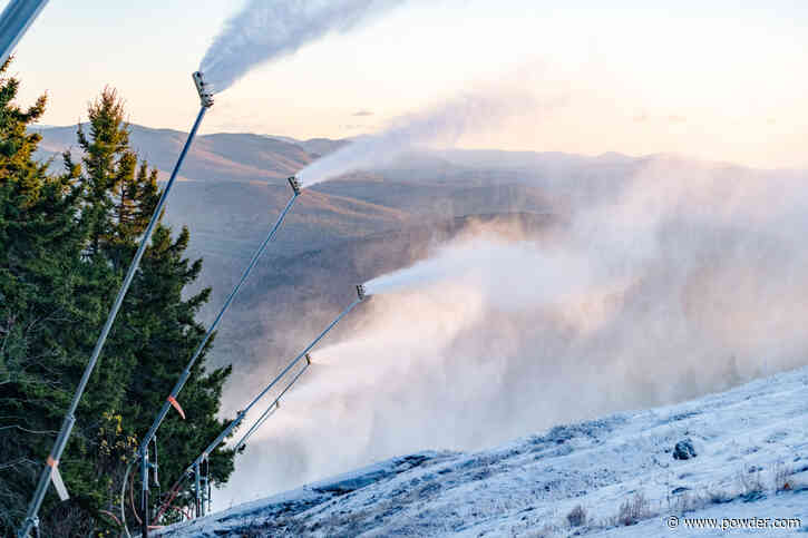 Popular Maine Ski Resort Begins Snowmaking