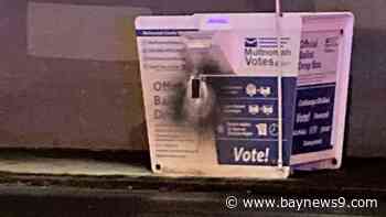 Police say fires set at ballot boxes in Oregon and Washington are connected; ‘suspect vehicle’ ID’d