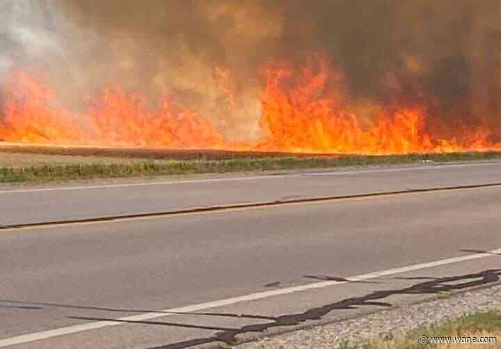 Increased field fire risk Tuesday and Wednesday