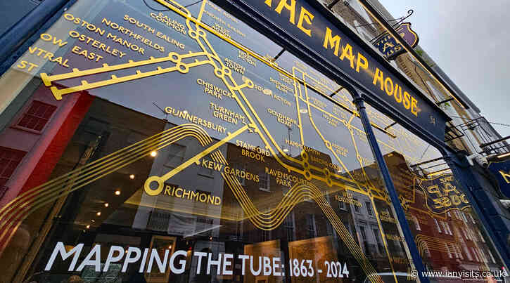 Rare tube maps on display at Knightsbridge’s Map House exhibition